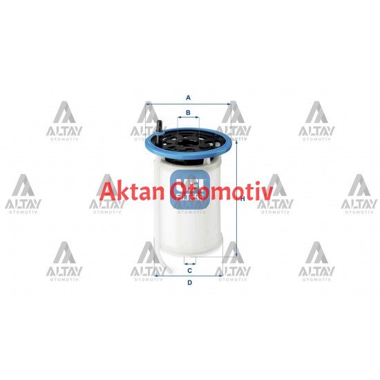 YAKIT FILTRESI (MAZOT) EGEA 16= 1.6JTD OEM (ORİJİNAL EQUİPMENT MANUFACTURER)